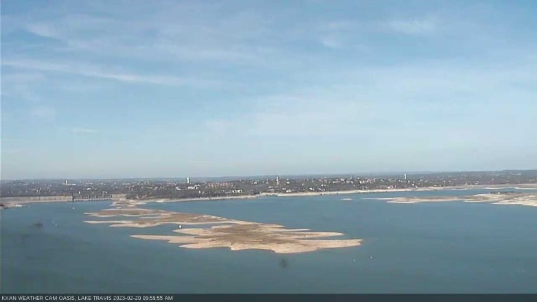 Lake Travis webcam, February 20, 2023 10:00 AM CT