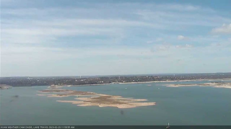 Lake Travis webcam, February 20, 2023 12:00 PM CT