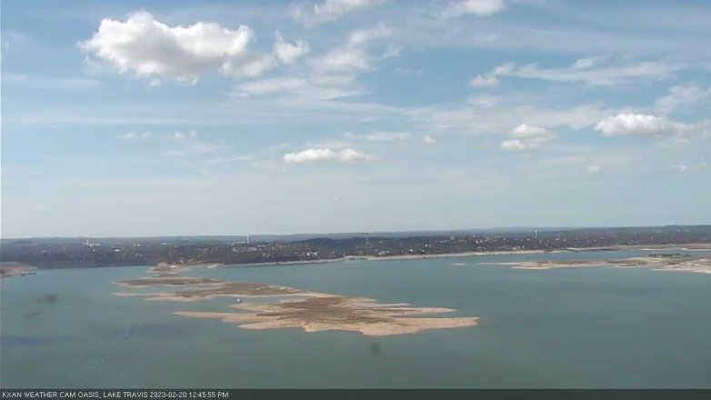 Lake Travis webcam, February 20, 2023 12:45 PM CT