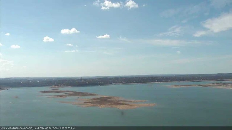 Lake Travis webcam, February 20, 2023 2:25 PM CT