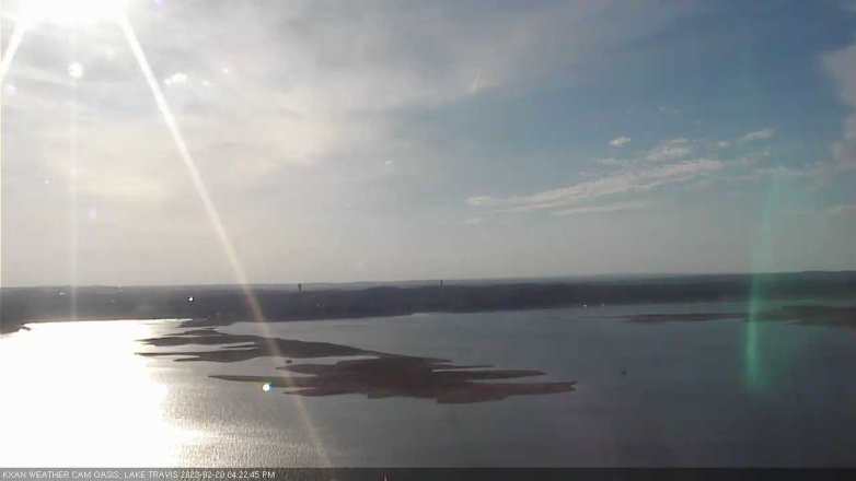 Lake Travis webcam, February 20, 2023 4:25 PM CT