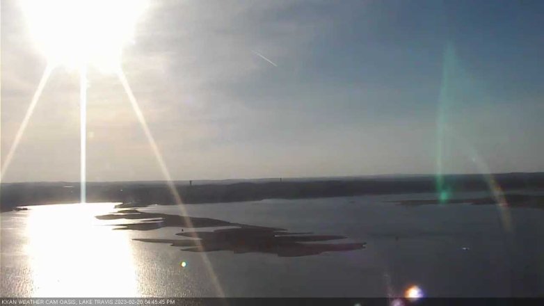 Lake Travis webcam, February 20, 2023 4:45 PM CT
