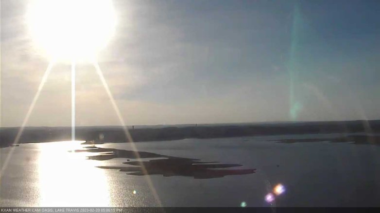 Lake Travis webcam, February 20, 2023 5:00 PM CT
