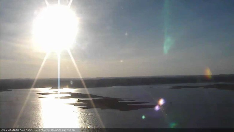 Lake Travis webcam, February 20, 2023 5:25 PM CT