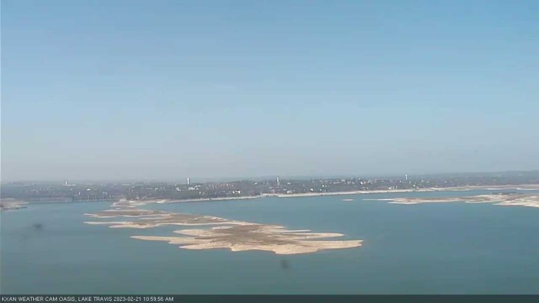 Lake Travis webcam, February 21, 2023 11:00 AM CT