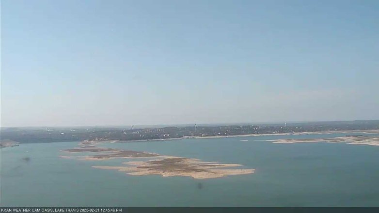 Lake Travis webcam, February 21, 2023 12:45 PM CT