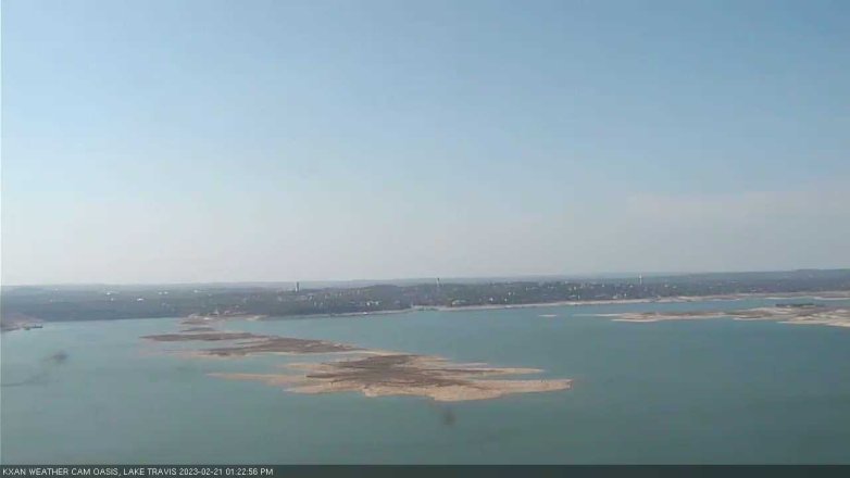 Lake Travis webcam, February 21, 2023 1:25 PM CT
