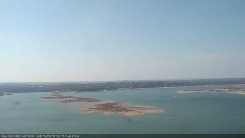Lake Travis webcam, February 21, 2023 1:45 PM CT