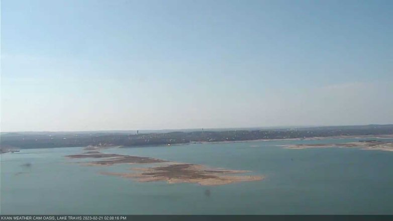 Lake Travis webcam, February 21, 2023 2:00 PM CT