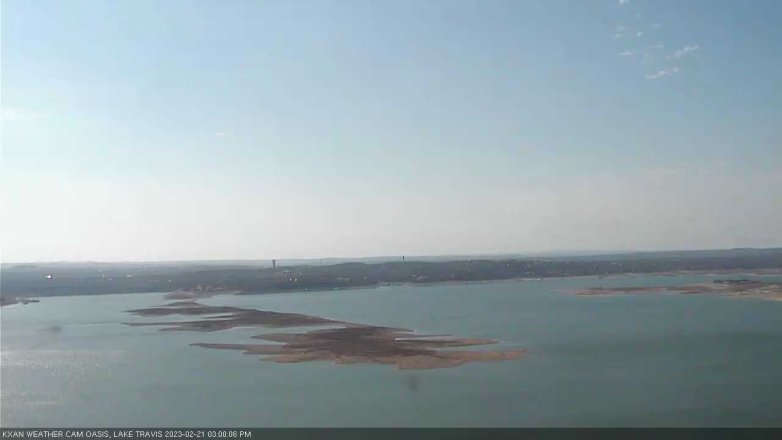 Lake Travis webcam, February 21, 2023 3:00 PM CT