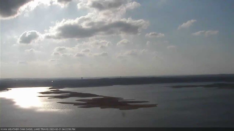 Lake Travis webcam, February 21, 2023 4:25 PM CT