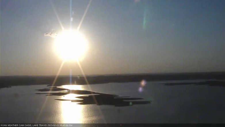 Lake Travis webcam, February 21, 2023 5:45 PM CT
