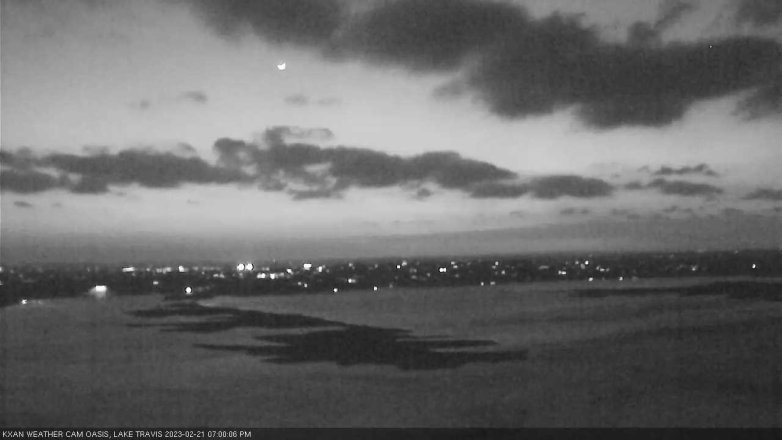 Lake Travis webcam, February 21, 2023 7:00 PM CT