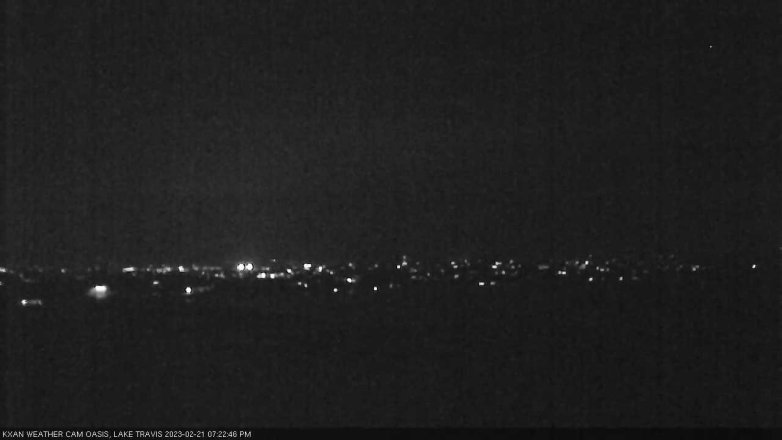 Lake Travis webcam, February 21, 2023 7:25 PM CT