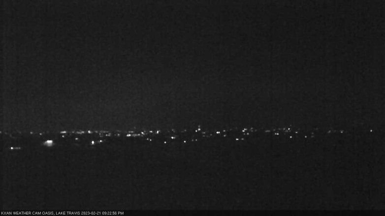 Lake Travis webcam, February 21, 2023 9:25 PM CT