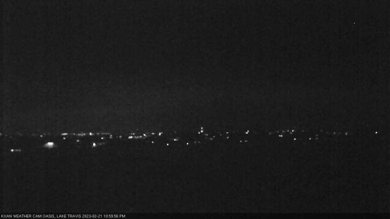 Lake Travis webcam, February 21, 2023 11:00 PM CT