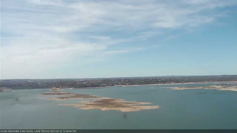Lake Travis webcam, February 22, 2023 12:45 PM CT