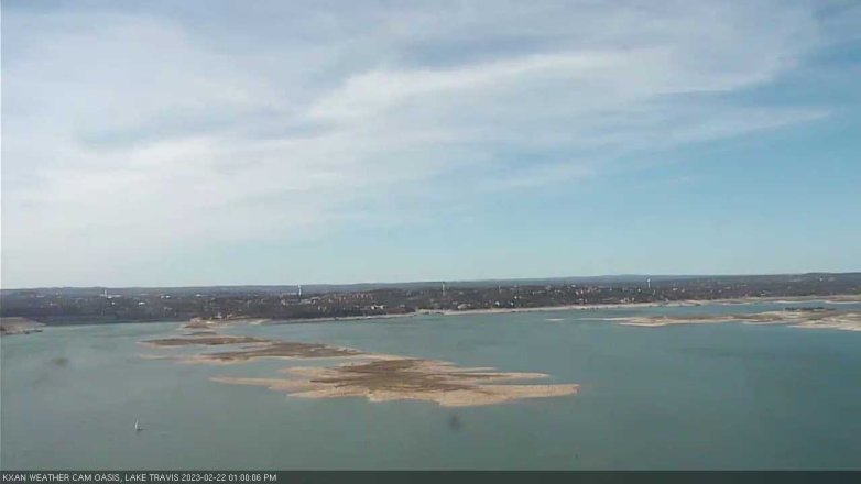 Lake Travis webcam, February 22, 2023 1:00 PM CT