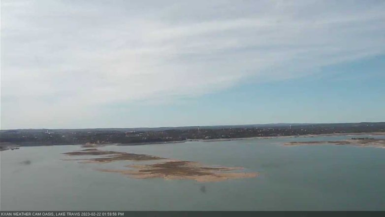 Lake Travis webcam, February 22, 2023 2:00 PM CT