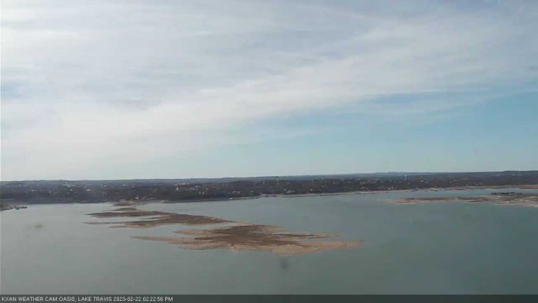 Lake Travis webcam, February 22, 2023 2:25 PM CT