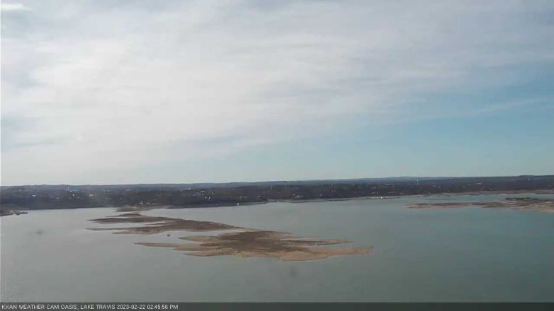 Lake Travis webcam, February 22, 2023 2:45 PM CT