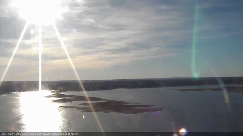 Lake Travis webcam, February 22, 2023 4:45 PM CT