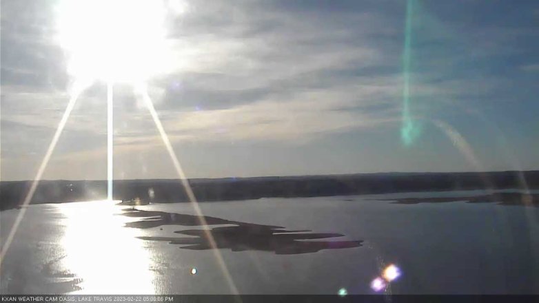 Lake Travis webcam, February 22, 2023 5:00 PM CT