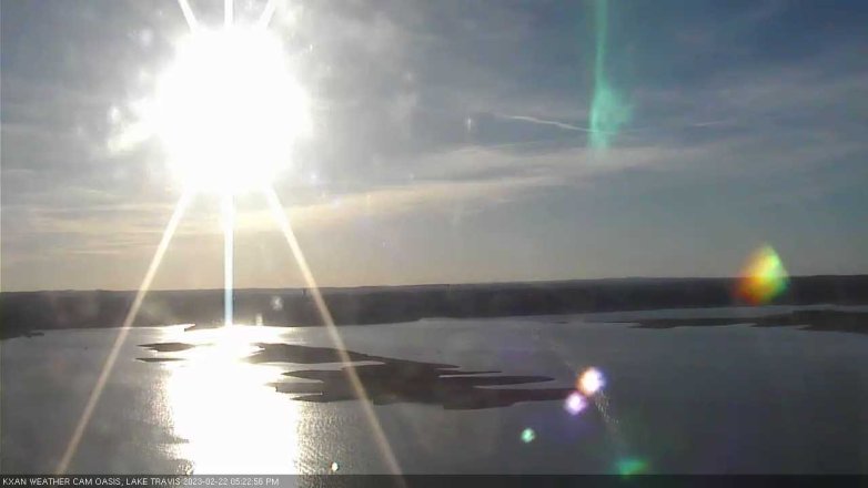 Lake Travis webcam, February 22, 2023 5:25 PM CT