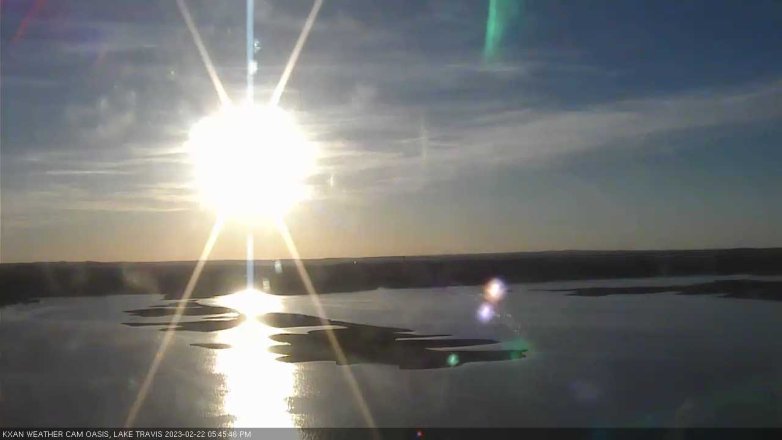 Lake Travis webcam, February 22, 2023 5:45 PM CT