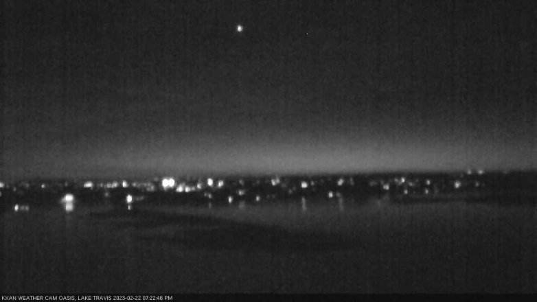 Lake Travis webcam, February 22, 2023 7:25 PM CT