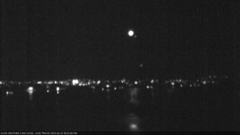 Lake Travis webcam, February 22, 2023 8:25 PM CT