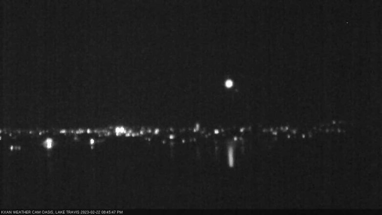 Lake Travis webcam, February 22, 2023 8:45 PM CT