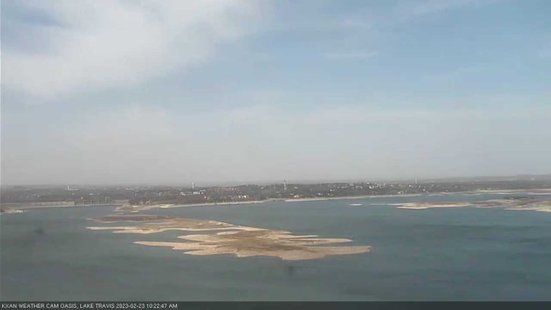 Lake Travis webcam, February 23, 2023 10:25 AM CT