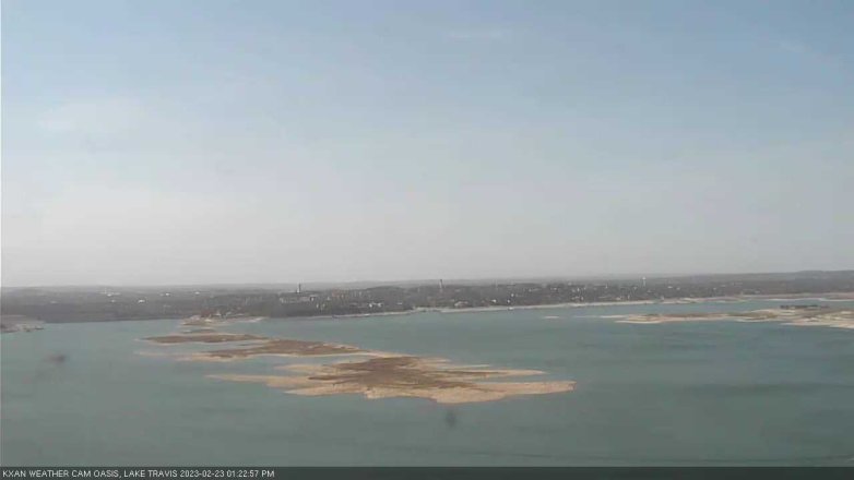 Lake Travis webcam, February 23, 2023 1:25 PM CT