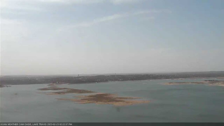 Lake Travis webcam, February 23, 2023 2:25 PM CT