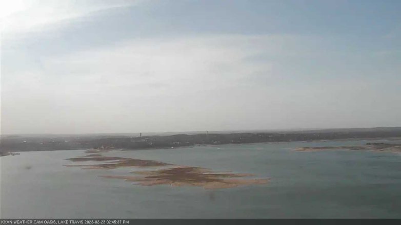 Lake Travis webcam, February 23, 2023 2:45 PM CT