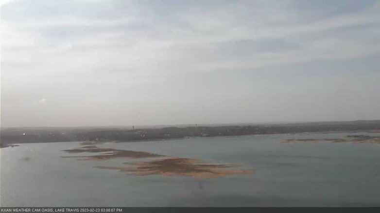 Lake Travis webcam, February 23, 2023 3:00 PM CT