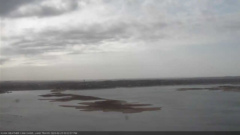 Lake Travis webcam, February 23, 2023 3:25 PM CT