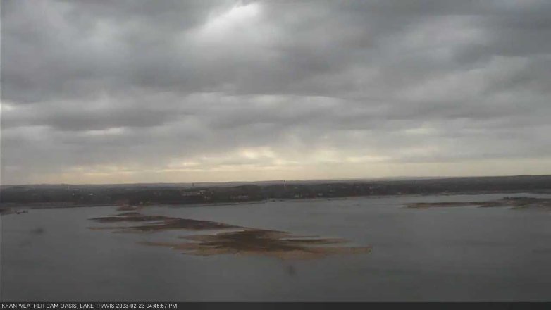 Lake Travis webcam, February 23, 2023 4:45 PM CT