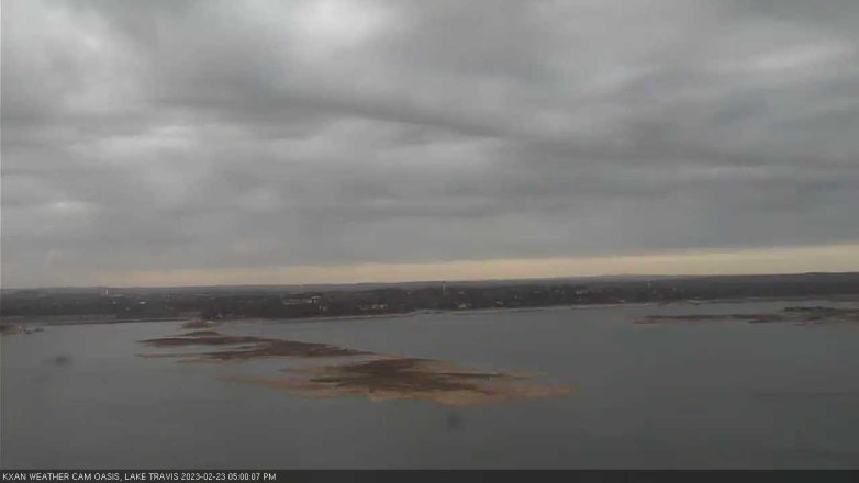 Lake Travis webcam, February 23, 2023 5:00 PM CT