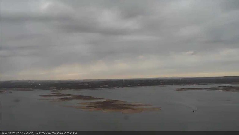 Lake Travis webcam, February 23, 2023 5:25 PM CT