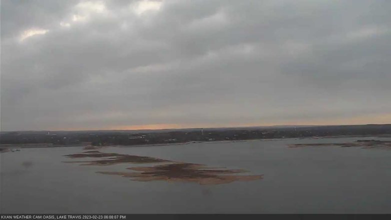 Lake Travis webcam, February 23, 2023 6:00 PM CT