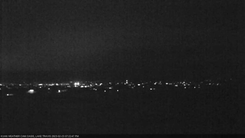 Lake Travis webcam, February 23, 2023 7:25 PM CT