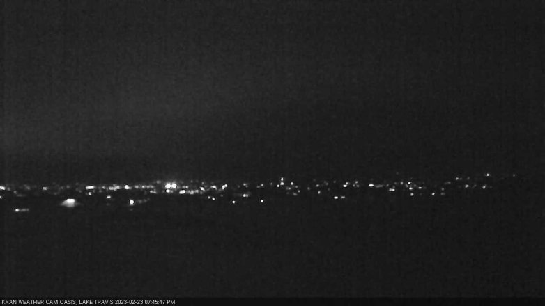 Lake Travis webcam, February 23, 2023 7:45 PM CT