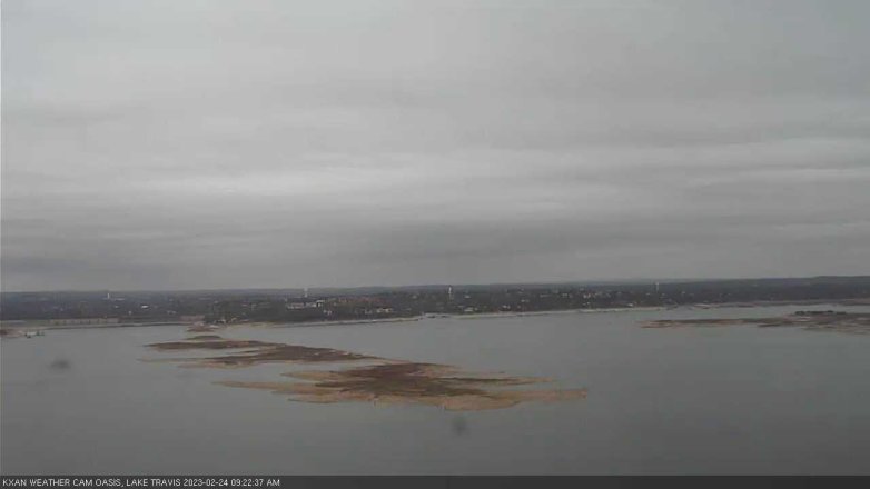 Lake Travis webcam, February 24, 2023 9:25 AM CT