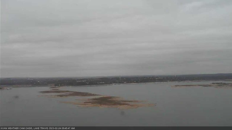 Lake Travis webcam, February 24, 2023 9:45 AM CT