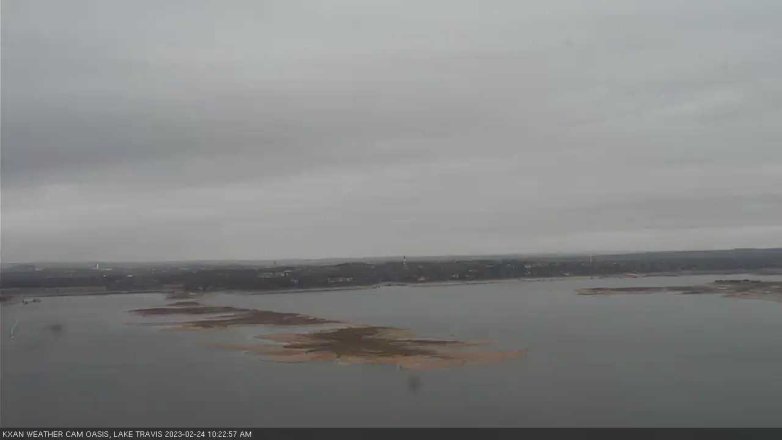 Lake Travis webcam, February 24, 2023 10:25 AM CT