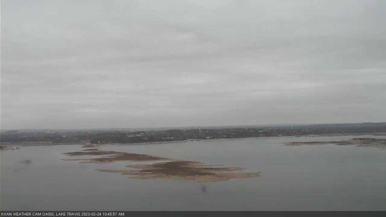 Lake Travis webcam, February 24, 2023 10:45 AM CT