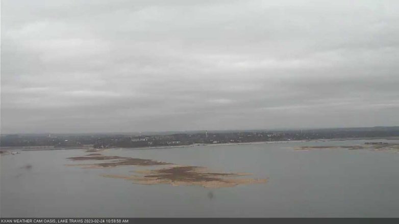 Lake Travis webcam, February 24, 2023 11:00 AM CT