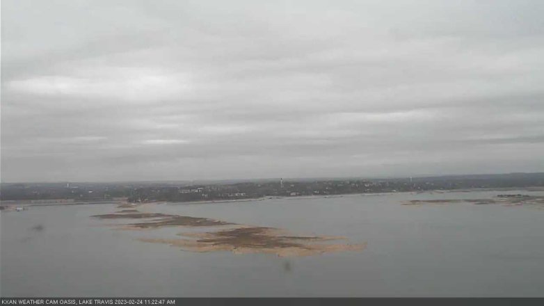 Lake Travis webcam, February 24, 2023 11:25 AM CT